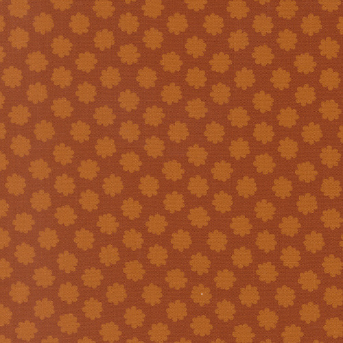 Moda Fabrics Scenery Elizabeth Hartman Puffball Floral Puffball Spice Brown
