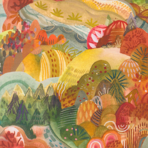 Moda Fabrics Northern Brights Amarilys Henderson Lake City Autumn
