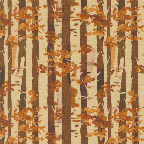 Moda Fabrics Northern Brights Amarilys Henderson Birch Stripe Cedar Brown