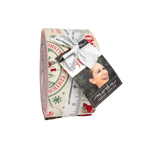 Moda Fabrics Holiday Cheer Stacy Iest Hsu Jelly Roll Fabric Strips