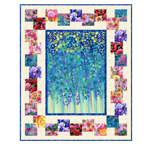 Henry Glass Blissful Blooms Quilters Palette Quilt Kit
