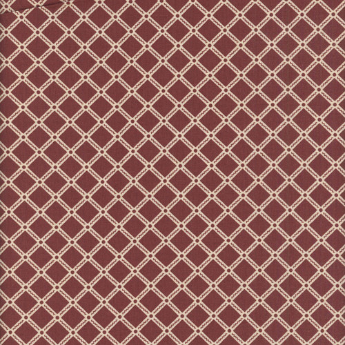 Riley Blake Fabrics Northanger Abbey Jane Austen Tilney Merlot Red