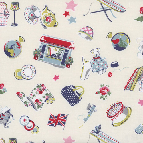 Riley Blake Fabrics Cath Kidston Signature Collection Icons Cream