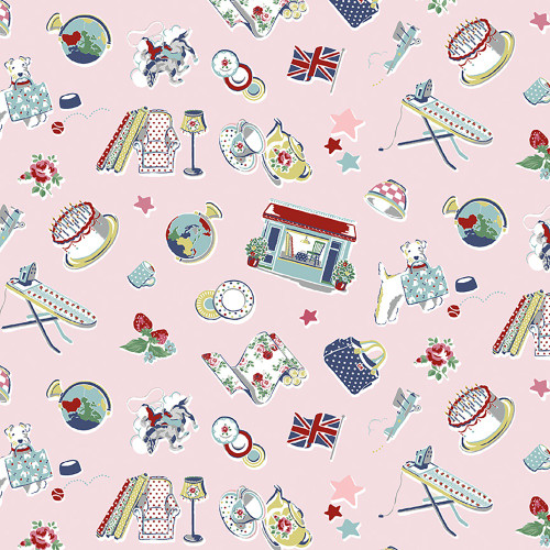 Riley Blake Fabrics Cath Kidston Signature Collection Stripe Green