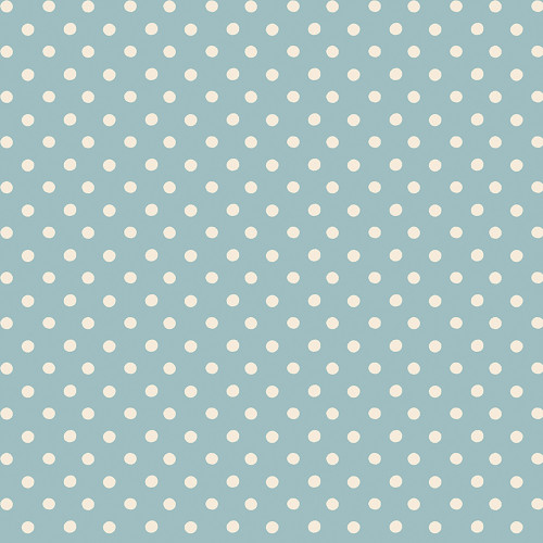Riley Blake Fabrics Cath Kidston Signature Collection Button Spot Blue
