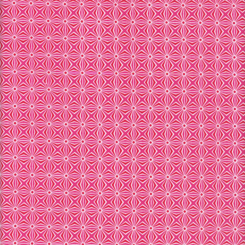 Riley Blake Fabrics Chasing Rainbows Leslie Ryan Interlink Pink