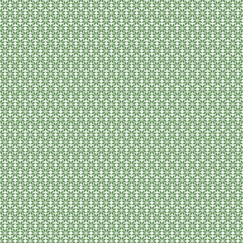 Riley Blake Fabrics Claus and Co Melissa Mortenson Star Pattern Green
