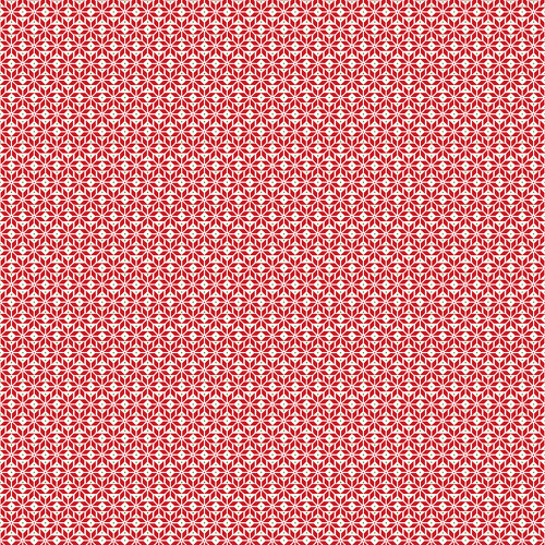 Riley Blake Fabrics Claus and Co Melissa Mortenson Star Pattern Red