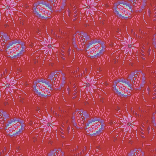 Riley Blake Fabrics Kipling Gardens Lily Ashbury Pemberly Sunset Orange