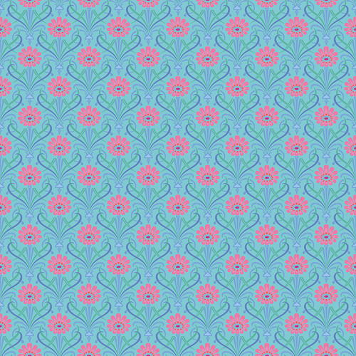 Riley Blake Fabrics Kipling Gardens Lily Ashbury Fairweather Blue
