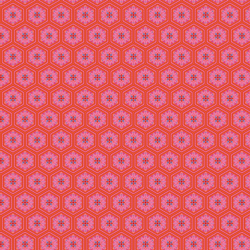 Riley Blake Fabrics Kipling Gardens Lily Ashbury Everly Sunset Orange