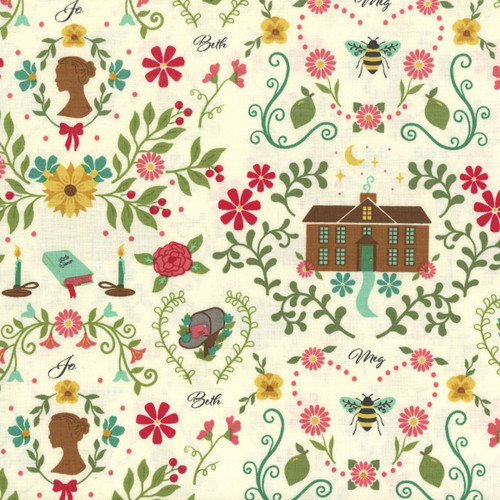 Riley Blake Fabrics Orchard House Heather Peterson Homestead Cream