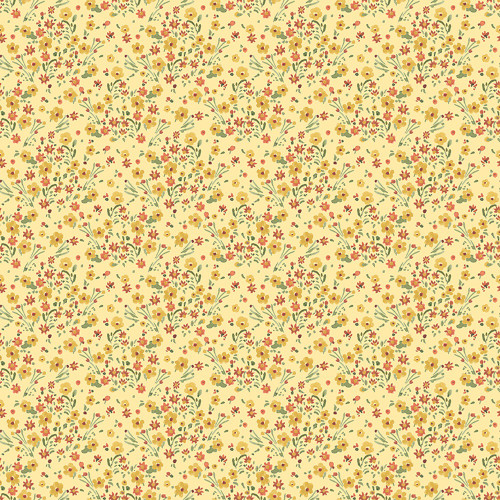 Riley Blake Fabrics Sketchbook Lisa Audit Blossoms Sunny