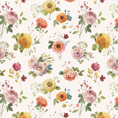 Riley Blake Fabrics Sketchbook Lisa Audit Stems Cream