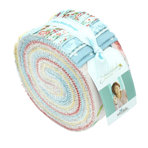 Riley Blake Fabrics Sketchbook Lisa Audit 2.5 Inch Rolie Polie, 40 Pcs.