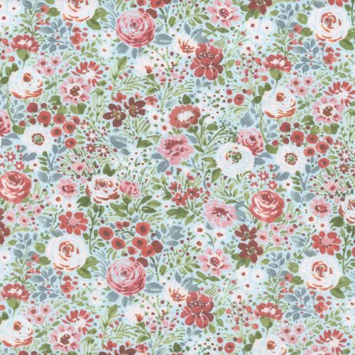 Riley Blake Fabrics Sketchbook Lisa Audit Flower Garden Blue