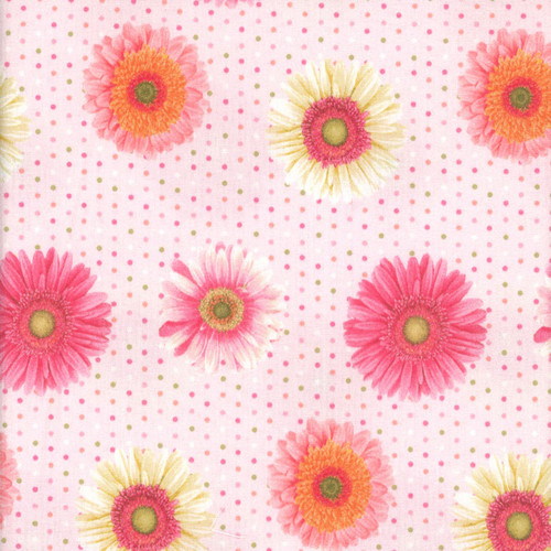 Henry Glass Fabrics Bloomscape Jane Shasky Pink Multi Set Flowers