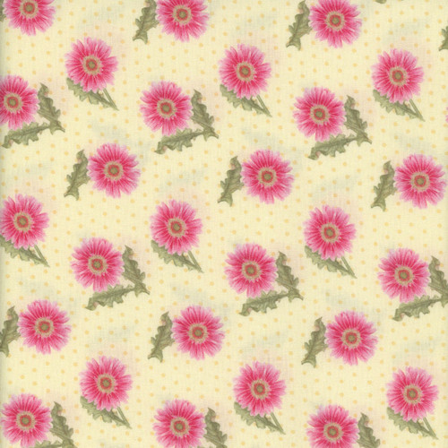 Henry Glass Fabrics Bloomscape Jane Shasky Yellow Multi Tossed Daisy