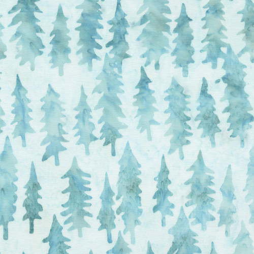 Windham Fabrics Anthology Batiks Jacqueline de Jonge Sparkly Christmas Snow Day Christmas Trees