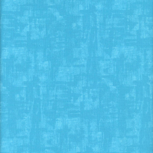 Windham Fabrics Spectrum Texture Pool Party Blue, fabric with a textured, mosaic-like pattern in vibrant pool party blue color.