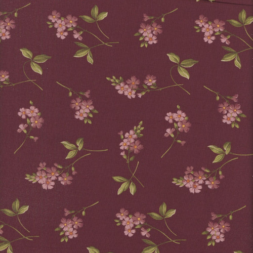 Andover Fabrics Laundry Basket Secret Stash Favorites Amber Cornflower Aubergine
