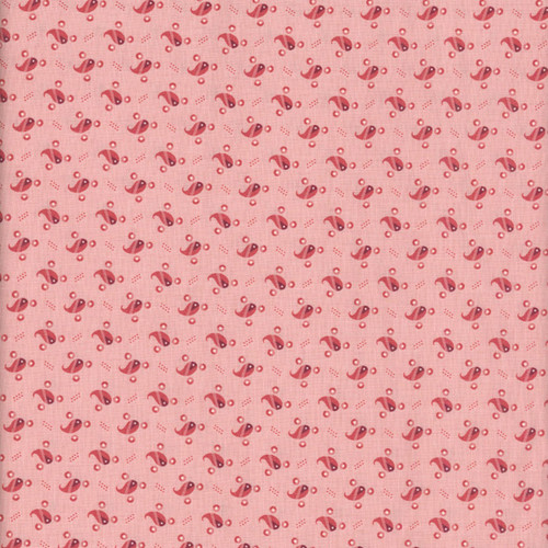 Andover Fabrics Laundry Basket Secret Stash Favorites Amber Pasture Carnation