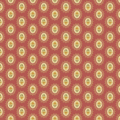 Andover Fabrics Laundry Basket Secret Stash Favorites Amber Medallion Redwood