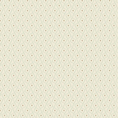 Andover Fabrics Laundry Basket Secret Stash Favorites Blue Willow Tide Cream