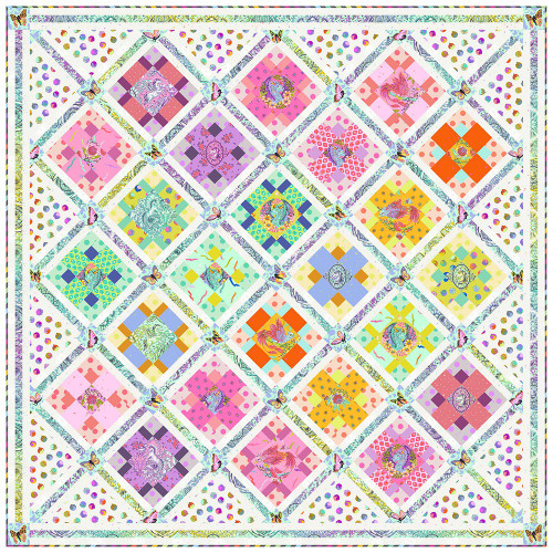 FreeSpirit Fabrics Legendary by Tula Pink Legendary Quilt Kit 40 pcs