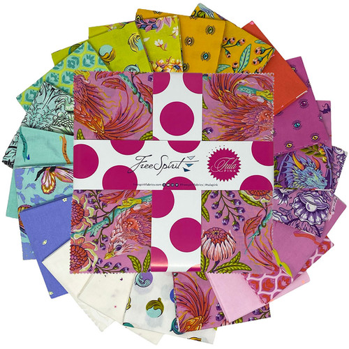 FreeSpirit Fabrics Legendary by Tula Pink Legendary Ten Inch Charm Pack Layer Cake 42 pcs