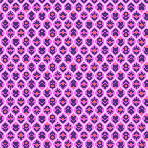 FreeSpirit Fabrics Legendary Cotton Lawn by Tula Pink Beg Your Garden Sugarplum Pink