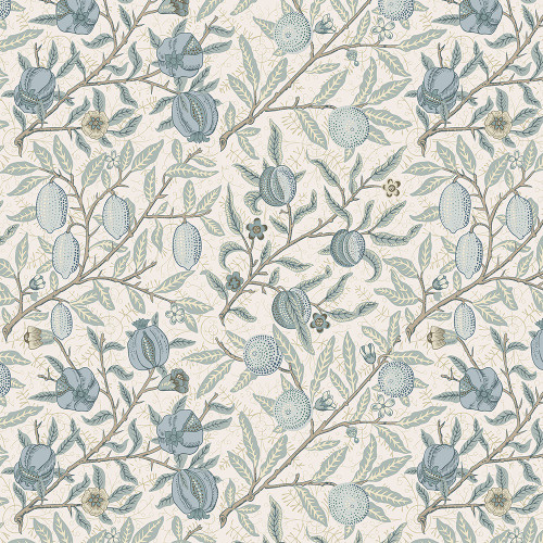 FreeSpirit Fabrics Morden by William Morris Fruit Mineral Grey