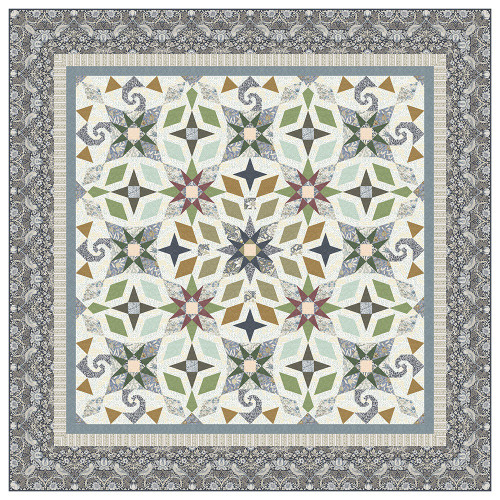 FreeSpirit Fabrics Morden by William Morris Windbourne Reflections Quilt Kit
