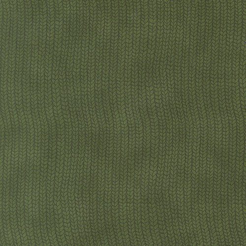 Moda Fabrics When Snow Falls Deb Strain Stocking Weave Stripes Holly Green