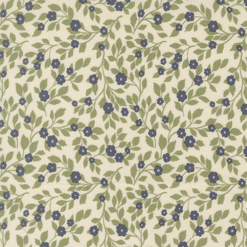 Moda Fabrics True Love Lella Boutique Daydream Posies Floral Cream Brown