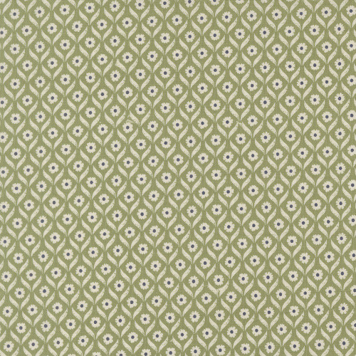 Moda Fabrics True Love Lella Boutique Wall Flower Floral Fern Green