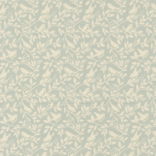 Moda Fabrics True Love Lella Boutique Birds of A Feather Robins Egg Aqua Blue