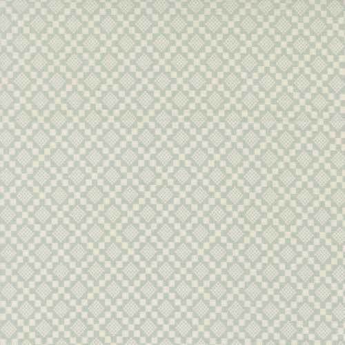Moda Fabrics True Love Lella Boutique Checkmate Robins Egg Aqua Blue