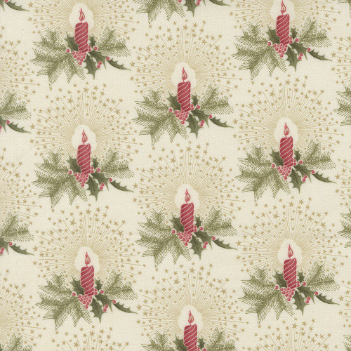 Moda Fabrics Candlelight Christmas 3 Sisters Candlelight Cream Multi