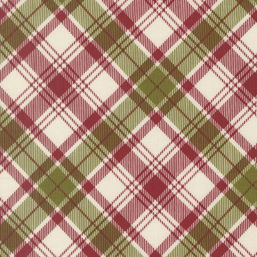 Moda Fabrics Chilly Sweetwater Christmas Plaid  Red