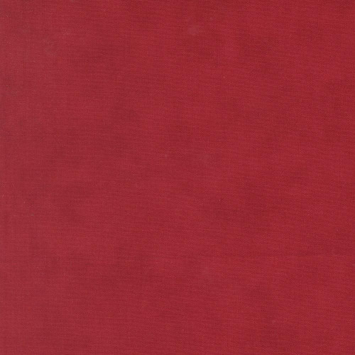 Moda Fabrics When Snow Falls Deb Strain Shaded Solid Cranberry Red, fabric swatch in deep red color.