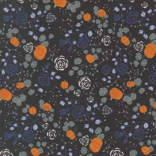 Moda Fabrics Coven Robin Pickens Small Garden Floral Onyx Black