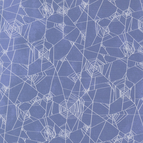 Moda Fabrics Coven Robin Pickens Spider Web Halloween Dusk Blue