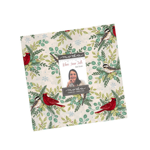 Moda Fabrics When Snow Falls Deb Strain Layer Cake Ten Inch Squares