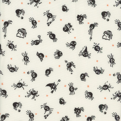 Moda Fabrics Freaky Familiars Ruby Star Society Spider Sense Natural Cream