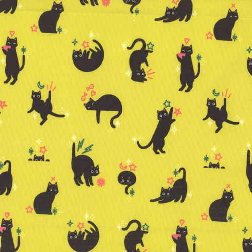 Moda Fabrics Freaky Familiars Ruby Star Society Catwalk Citron Yellow