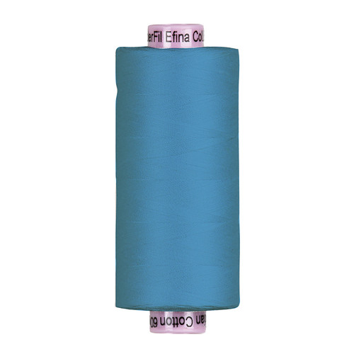 Riley Blake Fabrics Confetti Cotton 60 wt Quilting Thread Riley Medium Blue