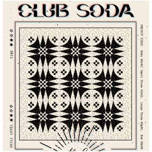 Club Soda Quilt Pattern by Taralee Quiltery Moda Fabrics Ruby Star Poolside Too