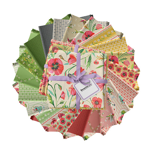 Benartex Fabrics Into the Meadow Katie Daisy 21 Fat Quarters