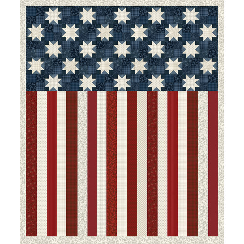 Benartex Fabrics American Valor Cheryl Haynes American Valor Panel Red White Blue